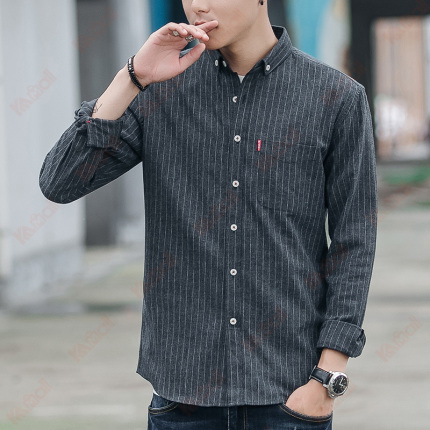 striped dress shirt